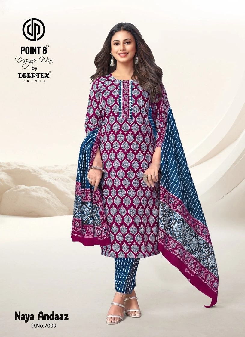 Deeptex Naya Andaz Vol 7 Cotton Wholesale Readymade Salwar Suit Catalog